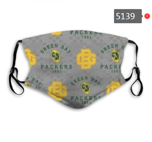 NFL Green Bay Packers #1 Dust mask with filter->nfl dust mask->Sports Accessory